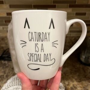 🎉 Host Pick 🎉 Winifred & Lily Caturday is a Special Day Mug Cat Cup NWOT